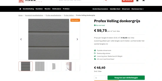 Maatwerk in m² voor Kubo Kunststoffen