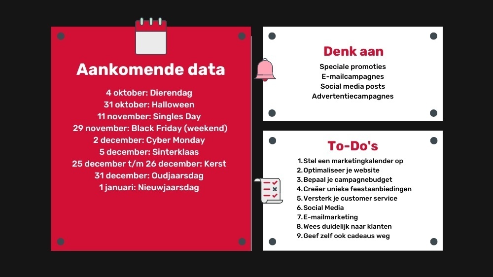beschrijving to do list van de feestdagen in 2025